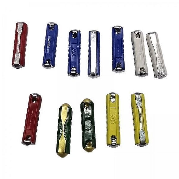 Dickly 3x 12 Pieces Mini European GBC Fuses Auto Horizontal Type Fuse Kit for BMW