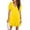 #1-Yellow, variant on Azrian Summer Dresses Women Casual Summer Solid Color Short Sleeve Dress With Pocket Beach Dresses