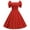 Red, variant on LYXSSBYX Summer Dresses for Women Fashion Womens A Line Flare Vintage Dress Prom Swing Short Sleeve Polka Dot Printing Party Dress