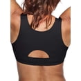 thumbnail image 5 of Women's Bali DF3450 EverSmooth Posture Boost Spacer Underwire Bra (Black 44D), 5 of 9