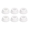 thumbnail image 1 of Unique Bargains 6 Pcs White Plug Holes, T26 Rubber Button Plug for 25mm/0.98' Hole, 1 of 6