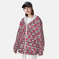 thumbnail image 3 of Lsque Hearts And Lines UPF 50+ Lightweight Sun Protection Men's Women's Long Sleeve Shirt, Hoodie Performance -X-Large, 3 of 9