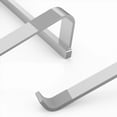 thumbnail image 6 of Desktop Laptop Stand Stable Ergonomic Aluminum Computer Riser Cooling (Silver), 6 of 6