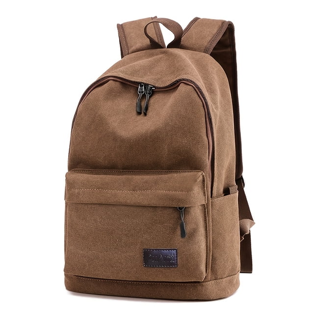 Large Capacity Canvas Backpack - Perfect for Junior High School Students & Outdoor Travelers!
