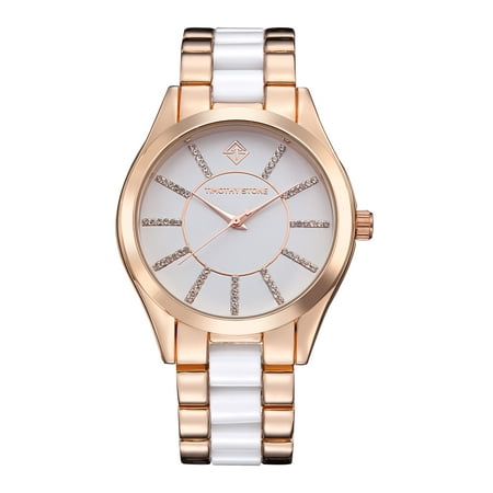Timothy Stone CHARME BICOLOR Rose Gold/White Women's Design Watch