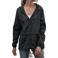 thumbnail image 1 of Imperméable pour Femmes, Veste Légère avec Capuche et Poches pour Extérieur, 1 of 5