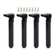 thumbnail image 1 of 4 piezas de patas de mesa plegables con tornillos, soporte resistente, patas de muebles versátiles, 40 centímetros, 1 of 9