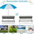 thumbnail image 4 of Solid Wood 3-in-1 Picnic Table / Comfortable for Kids' Use, 4 of 5