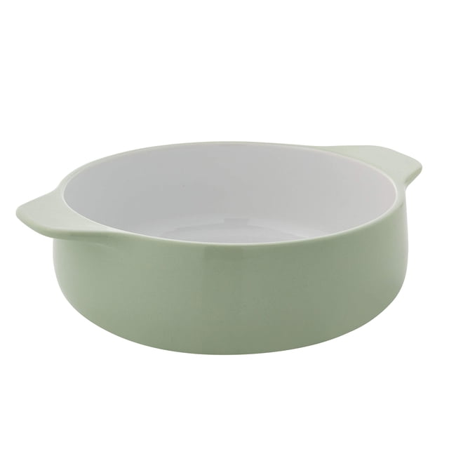 Cazuela Baker KitchenAid de gres vitrificado, 2 litros, pistacho