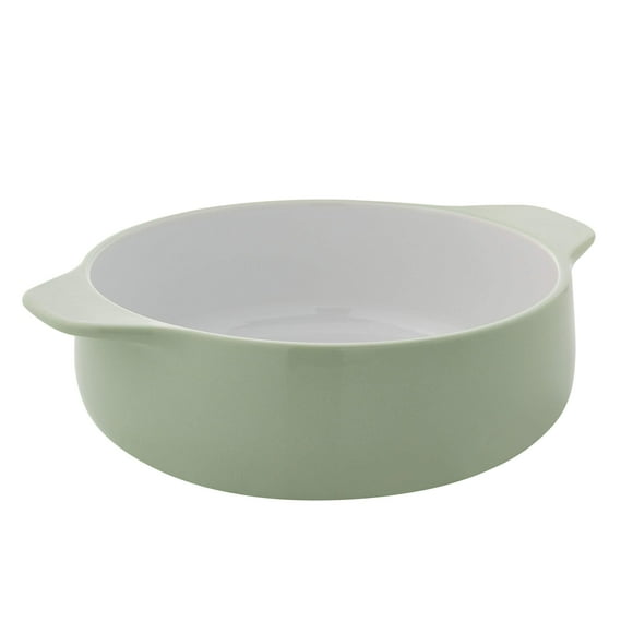 Cazuela Baker KitchenAid de gres vitrificado, 2 litros, pistacho