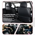 thumbnail image 6 of Fit for Hyundai Sonata 2026, Faux Leather 5 Piece Full Set Anti-Slip Lining Suitable for All Seasons, Black Car Seat Covers, Pet Car Seat Covers, 6 of 9