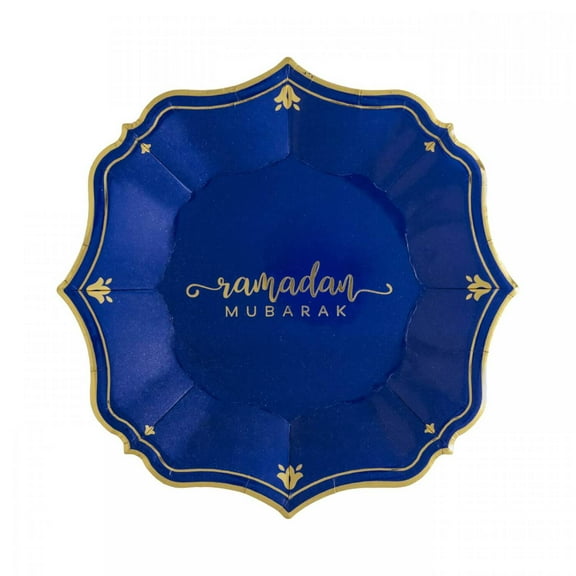 Ramadan Cobalt Dessert Plates