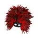 thumbnail image 2 of Tocado de plumas para cosplay, accesorios para fotos, diadema, disfraz, mascarada, fiesta Rojo oscuro, 2 of 7