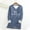 Blue, variant on Royisotas Winter Plus Size Sweatshirts for Women Letter Print Plus Size Long Sleeve Fleece Pullover Tunic Blue Casual V-Neck Hoodless Tops