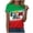 Multicolor Short Sleeve, variant on DORKASM Usa Soccer Jersey for Women Crew Neck Soccer Ball Graphic Summer T Shirt Short Sleeve Fashion Football 2026 Shirt Spain Brazil Argentina France Germany Portugal Dark Green L