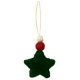 thumbnail image 2 of Fairnull Christmas Tree Hanging Pendant Felt Wool Star Fur Ball Hanging Ornament for Party Home Decor, 2 of 9