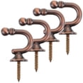 thumbnail image 5 of 4Pcs Curtain Tieback Hooks Heavy Duty Metal Ball End Tie Back Hooks Curtain Hold Back Hooks, 5 of 7