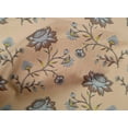 thumbnail image 4 of oneOone Cotton Cambric Pale Orange Fabric Leaves & Flower Floral Sewing Material Print Fabric By The Yard 56 Inch Wide, 4 of 4