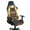 Cross Horse Print Brown, variant on SCRAWLGOD Butterfly Floral Marble Print White Violet 4 Pieces Gaming Chair Cover with Armrest Slipcovers Stretchy Washable Computer Chair Seat Slipcovers Cat Scratch Proof