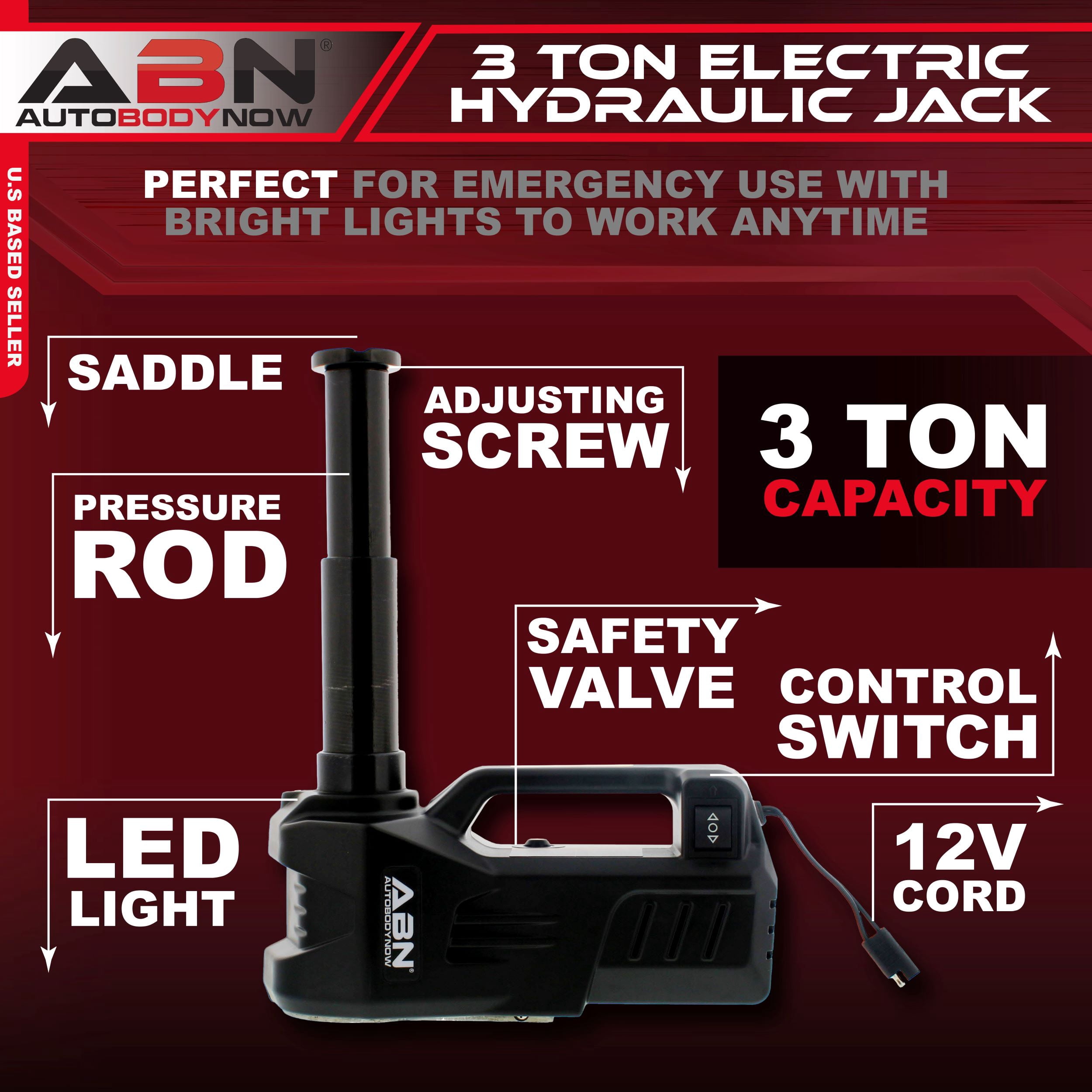 ABN Electric Hydraulic Jack Lift for Emergency Use up to 3 Tons