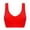 Red, variant on Intimates Double Size Bandeau Plus Stretchy Padded Top Women Strapless Removable Bra