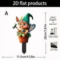 thumbnail image 2 of A Waterproof 2D Flat Garden Stake Featuring Fairy Design For Outdoor Yard Decoration Durable And Weather-Resistant For Courtyard And Garden Use, 2 of 6