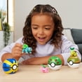 thumbnail image 3 of Set de juguetes de construcción Mega Pokémon Grass-Type Trainer Team, 118 piezas, 3 of 6