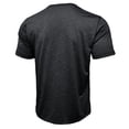 thumbnail image 4 of Domuza Men's Stretchy Short Sleeve Henley T-Shirt Casual Cotton 3 Buttons Notch Neck Tee Shirts Black M, 4 of 4