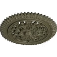 thumbnail image 3 of Ekena Millwork 21 5/8"OD x 2 1/2"P York Ceiling Medallion (Fits Canopies up to 3 5/8"), Hand-Painted Painted Turtle, 3 of 6