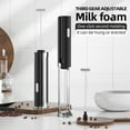 thumbnail image 1 of Milk Frother,And Stand With Removable Steel And Removable Stainless Cream White 3 Adjustable White With Adjustable Cream Maker Coffee Head Steel Coffee 3 Stainless Head White Removable Adjustable, 1 of 7