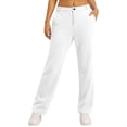 thumbnail image 6 of SRZYMJ Womens Dress Pants Business Casual Straight Work Wide Leg Trousers L, 6 of 8