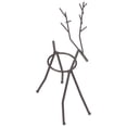 thumbnail image 3 of Deer Shape Wrought Iron Plant Stand Transparent Glass Hydroponic Plant Vase For Living Room, 3 of 21