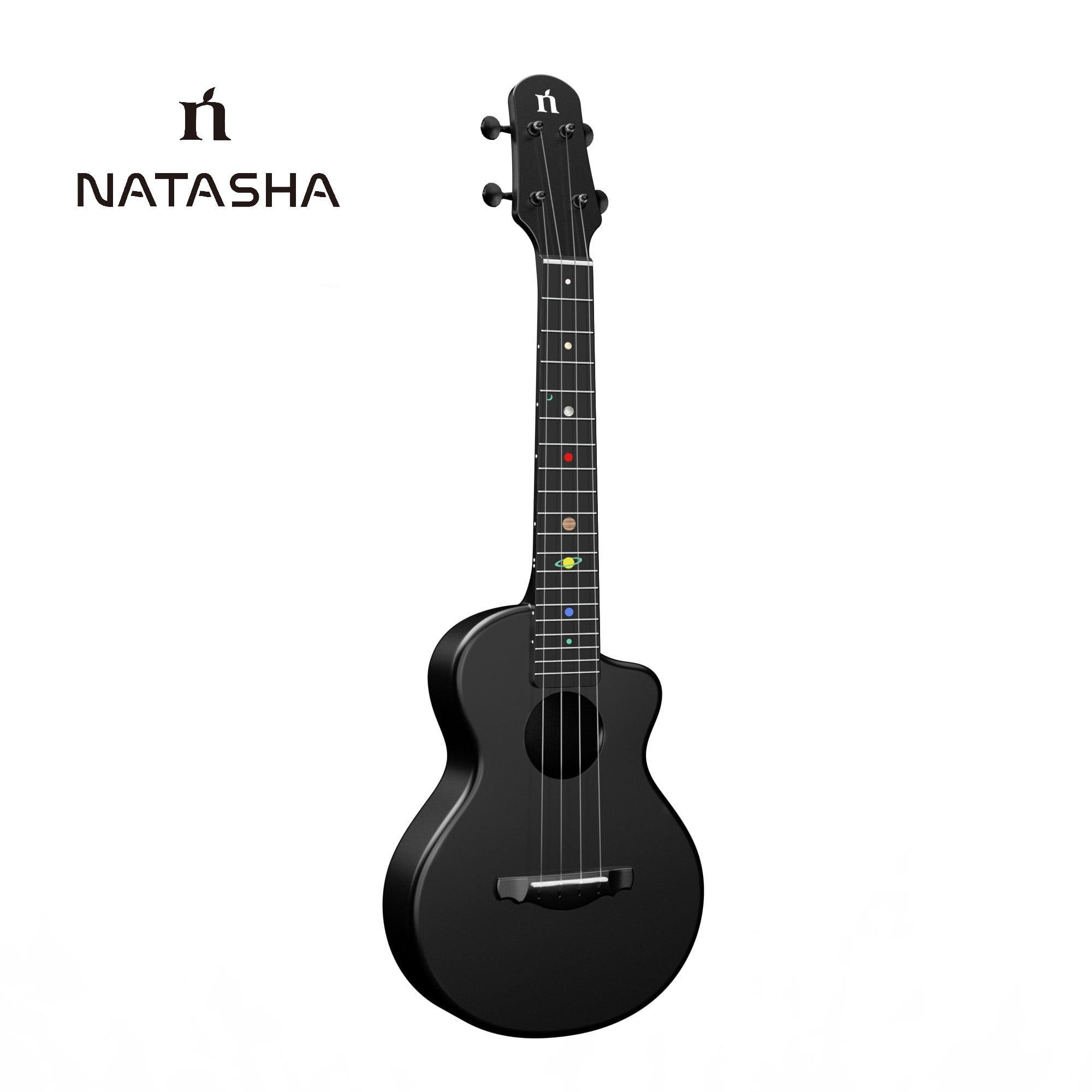 Natasha Asteroid Carbon Fiber 23-inch Ukulele , Travel Ukuleles,Integrated Casting With Carbon Fiber Composite Material, light and portable.