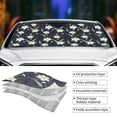 thumbnail image 4 of Kdxio Lilies Flowers Print Front Windshield Sun Shade,Folding Auto Sunshade for Car Truck SUV-, 4 of 7