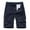 Dark Blue, variant on Mens Cotton Cargo Bermuda Shorts Trendy Baggy Zipper Button Closure Long Shorts Casual Work Plus Size Army Green XL