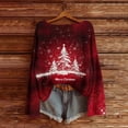 thumbnail image 1 of Horkkom Chandails de Noël pour Femmes Hiver Imprimé de Noël Manches Longues Col Rond Chandail L, 1 of 5