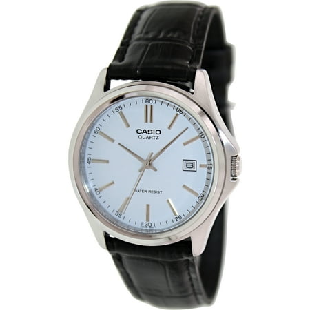 Casio Men's Core MTP1183E-7A White Leather Quartz Watch