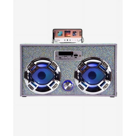 Wireless Express Mini Boombox with LED Speakers - Retro Bling