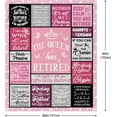 thumbnail image 5 of Retirement Gifts for Women, Retirement Gifts, Retirement Gifts for Women 2024 Coworker, Teacher Retirement Gifts for Women, Best/Cool Retirement Gifts, Retirement Blanket 60"x 50", 5 of 5