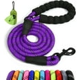 thumbnail image 1 of 1 dog leash, comfortable padded handle, high reflection light, suitable for medium and large dogs, 1 of 2