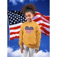 thumbnail image 2 of American Love Flag Hoodie Juniors -Image by Shutterstock,  x-Large, 2 of 4