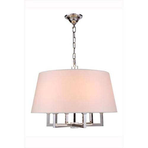 1409 Hamilton Collection Pendant Lamp D 24 H 19 Lt 6 Polished Nickel Finish Com 1409 Hamilton Collection Pendant Lamp D, Hamilton Collection 5 Light Black And Gold Chandelier With Metal Shades