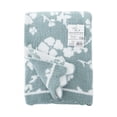 thumbnail image 5 of The Pioneer Woman Floral Cozy Knit Oversized Couch Throw Blanket, Green, 50 x 72 in, 5 of 8