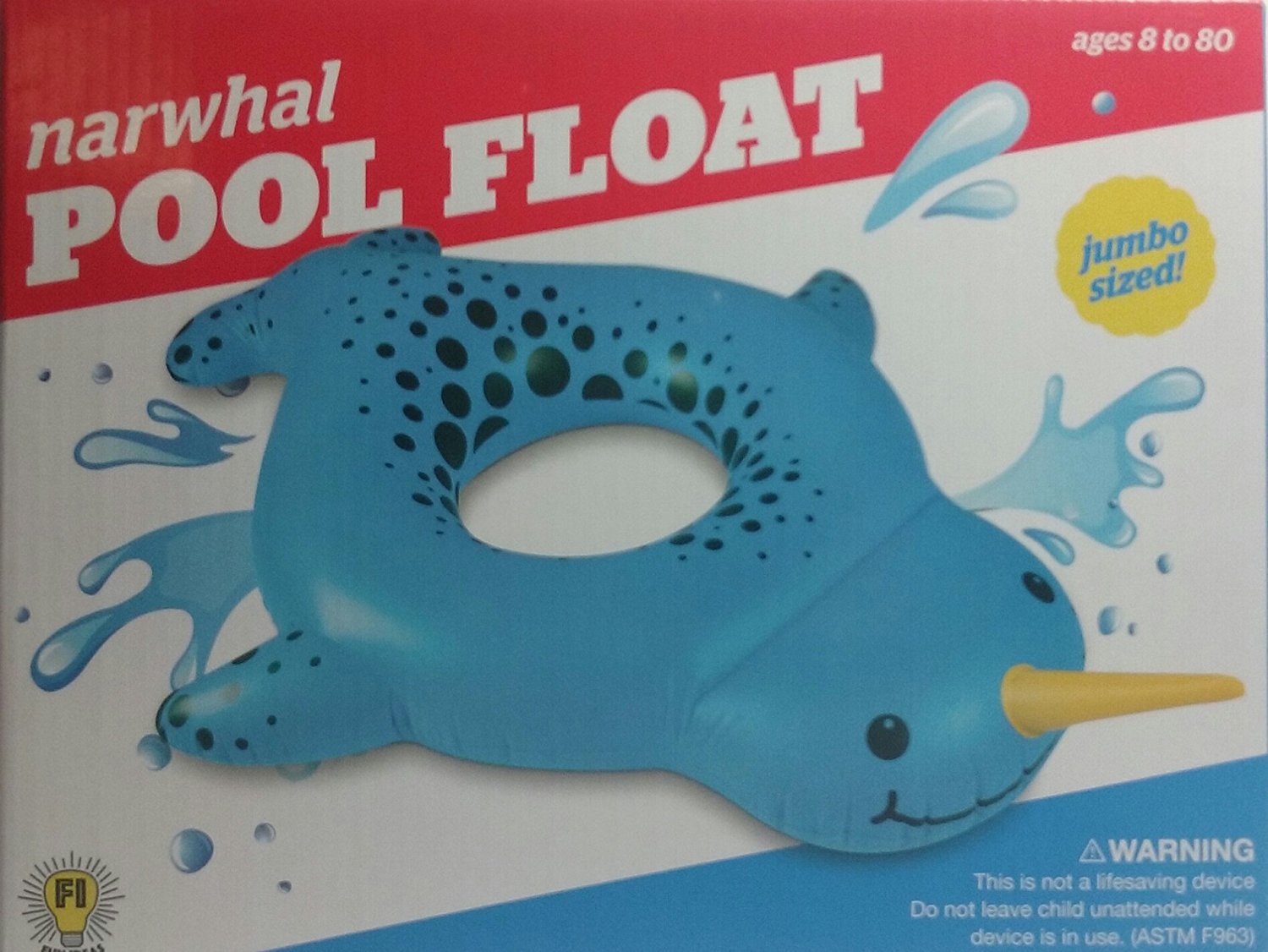 narwhal pool float walmart