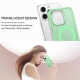 thumbnail image 3 of Funda Magnética BENTOBEN para iPhone 15 Pro Max Verde Translúcido, 3 of 9