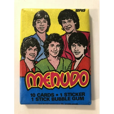 1983 MENUDO Photo Cards Sticker Wax Pack 80s Music Collectible SEALED