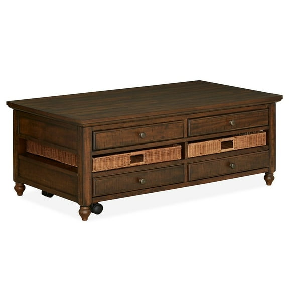 Magnussen Home Cottage Lane Coffee Rectangular Lift Top Cocktail Table