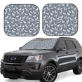 thumbnail image 1 of Easygdp Chien Caniche pour 2 Pcs Pare-Soleil Pliable pour Voiture, SUV, Camion-Grand, 1 of 6