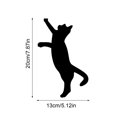 thumbnail image 3 of Oficina y papelería Marcador combinado de gatos Arte de hierro Simulación Decoración Exhibición de arte Un marcapáginas, 3 of 5