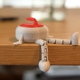 thumbnail image 5 of Curling Buddy - 3D Printed Articulated Curling Stone Figurine, Curling Sports Collectible, Moving Stone Model, Flexible Joint Figure, Desktop Decoration for Sports Fans,Unique Gift, 5 of 6